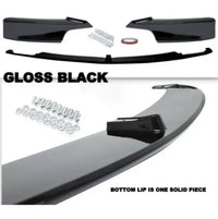 Load image into Gallery viewer, BMW 3 SERIES F30 FRONT SPLITTER FRONT LIP M SPORT GLOSS BLACK ABS VALANCE
