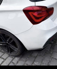 Load image into Gallery viewer, BMW 1 Series F20 F21 2015-19 Lci Black Rear Spats Splitter Lip Diffuser Canards
