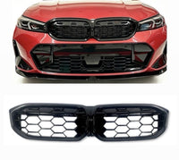 Load image into Gallery viewer, FRONT GRILLE DIAMOND STYLE GLOSS BLACK FOR BMW 3 SERIES G20 G21 LCI 2024-2026
