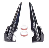 Load image into Gallery viewer, BMW X5M F85 F15 X6M F86 F16 GLOSS BLACK SIDE SKIRT SKIRTS EXTENSION BLADE
