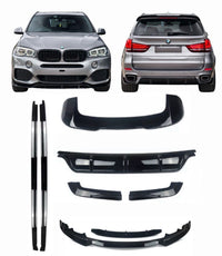 Load image into Gallery viewer, BMW X5 F15 BODY KIT BODYKIT REAR DIFFUSER SPLITTER SPOILER FULL SIDE EXTENSIONS
