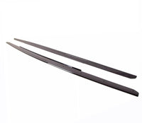 Load image into Gallery viewer, BMW 5 SERIES F10 F11 GLOSS BLACK STYLE SIDE SKIRT EXTENSION LIP BLADES 2020-16
