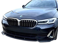 Load image into Gallery viewer, BMW 5 Series G30 LCI SE 2021-2023 Gloss Black Front Splitter 3 Piece
