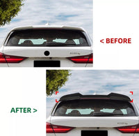 Load image into Gallery viewer, BMW 1 SERIES F40 2019-UP GLOSS BLACK REAR ROOF BOOT SPOILER LIP WING V STYLE
