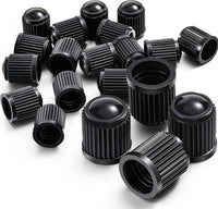 Load image into Gallery viewer, 16x Black Tyre Valve Dust Caps With Internal Air Dust Water Seals Steel Alloys
