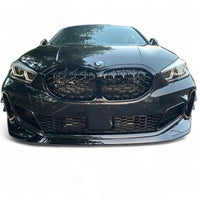Load image into Gallery viewer, FRONT SPLITTER LIP EXTENSION MP SPOILER GLOSS BLACK FOR BMW 1 SERIES F40 19-24
