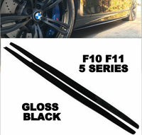 Load image into Gallery viewer, BMW F10 5 SERIES BODY KIT FRONT LIP SPLITTER DIFFUSER SPOILER SIDES GLOSS TWIN
