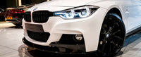 Load image into Gallery viewer, BMW 3 SERIES F30 F31 M SPORT FRONT SPLITTER LIP SPOILER GLOSS BLACK 1 PIECE STM
