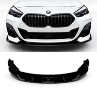 Load image into Gallery viewer, BMW 2 SERIES GRAN COUPE F44 FRONT LIP SPLITTER GLOSS BLACK 2020+
