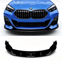 Load image into Gallery viewer, BMW 2 SERIES GRAN COUPE F44 FRONT LIP SPLITTER GLOSS BLACK 2020+
