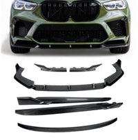 Load image into Gallery viewer, FOR BMW X5 X5M F95 BODY KIT FRONT SPLITTER LIP DIFFUSER BODYKIT CARBON EFFECT
