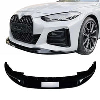 Load image into Gallery viewer, BMW 4 SERIES G26 GRAN COUPE M SPORT MP FRONT SPLITTER SPOILER LIP GLOSS 2020+
