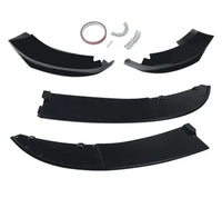Load image into Gallery viewer, FRONT BUMPER SPLITTER LIP GLOSS BLACK FOR BMW 4 SERIES F32 F33 F36 M SPORT 4PCS
