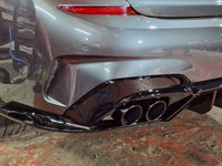 Load image into Gallery viewer, BMW 3 SERIES G20 KIT GLOSS BLACK BODYKIT FRONT LIP SPOILER LED DIFFUSER QUAD TIP

