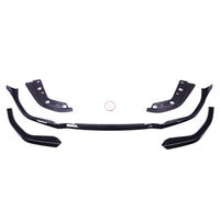 Load image into Gallery viewer, BMW 3 SERIES G20 G21 M SPORT AC STYLE FRONT LIP SPLITTER 3PC GLOSS BLACK OEM FIT
