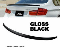 Load image into Gallery viewer, BMW F30 GLOSS BLACK KIT FRONT LIP SPLITTER DIFFUSER SPOILER GRILLES MIRROR COVER
