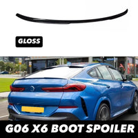 Load image into Gallery viewer, BMW X6 G06 X6M GLOSS BLACK REAR BOOT LIP SPOILER ROOF WING LIP F96 20+
