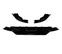 Load image into Gallery viewer, BMW 1 SERIE F70 M SPORT 24+ REAR DIFFUSER &amp; SIDE CANARDS TRIMS GLOSS BLACK
