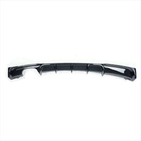 Load image into Gallery viewer, BMW F30 F31 GLOSS BLACK KIT 3 SERIES FRONT SPLITTER DIFFUSER SIDE SINGLE EXIT
