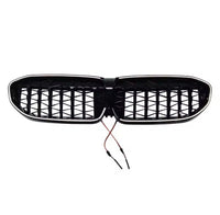 Load image into Gallery viewer, BMW 3 SERIES G20 G21 PRE LCI 2019 -2022 LED KIDNEY GRILLE DIAMOND STYLE GLOSS BK
