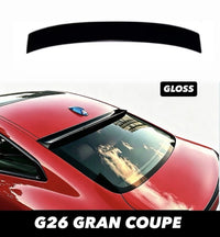 Load image into Gallery viewer, BMW 4 Series G26 I4 Gran Coupe 2022+ Rear Roof Window Spoiler Lip Wing Black
