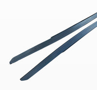 Load image into Gallery viewer, BMW 5 SERIES F10 F11 GLOSS BLACK STYLE SIDE SKIRT EXTENSION LIP BLADES 2020-16
