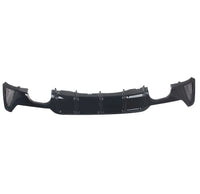 Load image into Gallery viewer, BMW F32 F33 F36 GLOSS BLACK REAR DIFFUSER QUAD EXIT VALANCE PERFORMANCE SPOILER

