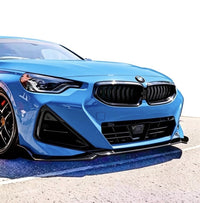 Load image into Gallery viewer, BMW 2 SERIES G42 G43 M SPORT FRONT BUMPER SPLITTER LIP SPOILER GLOSS BLK 21+
