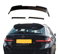 Load image into Gallery viewer, GLOSS BLACK BODY KIT FOR BMW 3 SERIES G21 LCI TOURING ESTATE QUAD TIPS DIFFUSER
