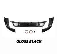 Load image into Gallery viewer, BMW X5 G05 Rear Bumper Diffuser Spoiler BK Style Gloss Black Pre Lci M Sport
