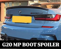 Load image into Gallery viewer, BMW 3 Series M3 G20 G80 Gloss Black Rear Boot Spoiler Lip Wing Body Kit 2019+ MP
