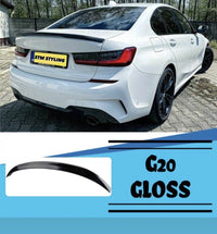 Load image into Gallery viewer, BMW 3 SERIES G20 M PERFORMANCE SPORT GLOSS BLACK BOOT TRUNK SPOILER WING LIP
