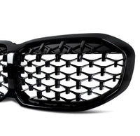 Load image into Gallery viewer, BMW 1 SERIES F40 DIAMOND STYLE M SPORT FRONT GRILLE GLOSS BLACK 2020 ONWARDS STM
