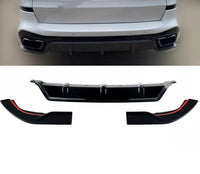 Load image into Gallery viewer, BMW X5 G05 BLACK BODY KIT GLOSS BLACK SPLITTER DIFFUSER STM ROOF SPOILER ABS
