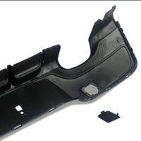 Load image into Gallery viewer, FOR BMW 1 SERIES F20 F21 DIFFUSER PRE-LCI 2011-2014 M135I LOOK GLOSS BLACK QUAD
