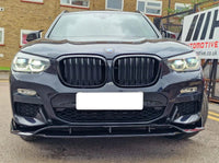 Load image into Gallery viewer, BMW X3 G01 KIT GLOSS BLACK FULL M PERFORMANCE SPLITTER DIFFUSER SPOILER SIDES
