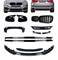 Load image into Gallery viewer, BMW X5 F15 BODY KIT REAR DIFFUSER FRONT SPLITTER SPOILER SIDES GRILLES MIRRORS
