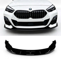 Load image into Gallery viewer, BMW 2 SERIES GRAN COUPE F44 FRONT LIP SPLITTER GLOSS BLACK 2020+
