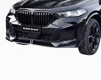Load image into Gallery viewer, For BMW G06 X6 LCI 23-25 MP Style Gloss Black Front Spoiler Splitter Lip Abs
