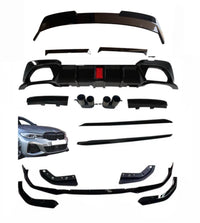 Load image into Gallery viewer, BMW G21 3 SERIES TOURING ESTATE BODY KIT SPLITTER QUAD LED DIFFUSER ED2 ROOF
