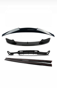 Load image into Gallery viewer, BMW F36 GRAN COUPE KIT 4 SERIES SPLITTER MIRROR SIDES GRILLES LIP SPOILER GLOSS
