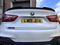 Load image into Gallery viewer, BMW X6 F16 X6M F86 GLOSS BLACK REAR TRUNK BOOT SPOILER WING M SPORT M4 V STYLE
