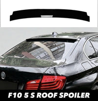 Load image into Gallery viewer, BMW 5 SERIES F10 M5 GLOSS BLACK REAR WINDOW ROOF SPOILER WING FOR 2010-2016
