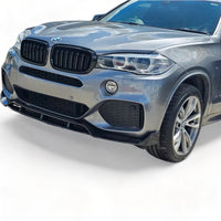 Load image into Gallery viewer, BMW X5 F15 KIT SPLITTER DIFFUSER SIDE SKIRTS SPOILER GLOSS BLACK GRILLES MIRRORS
