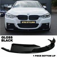 Load image into Gallery viewer, BMW 3 SERIES F30 FRONT SPLITTER FRONT LIP M SPORT GLOSS BLACK ABS
