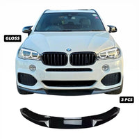 Load image into Gallery viewer, FOR BMW X5 F15 M PERFORMANCE FRONT SPLITTER SPOILER GLOSS BLACK 14-18 M SPORT MP
