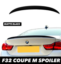 Load image into Gallery viewer, BMW 4 SERIES F32 M PERFORMANCE STYLE REAR BOOT LIP SPOILER MATTE BLACK  MP
