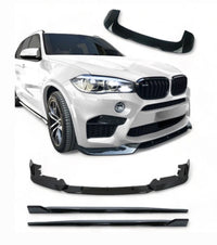 Load image into Gallery viewer, BMW X5M F85 F86 KIT SPLITTER DIFFUSER SIDE SKIRTS SPOILER GLOSS BLACK 2014-2018
