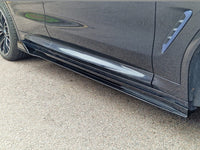 Load image into Gallery viewer, BMW X3 G01 KIT GLOSS BLACK FULL M PERFORMANCE SPLITTER DIFFUSER SPOILER SIDES
