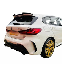 Load image into Gallery viewer, BMW 1 SERIES F40 2019-UP GLOSS BLACK REAR ROOF BOOT SPOILER LIP WING V STYLE
